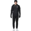 BODY ACTION FULL ZIPP HOODIE 073416 01 ΜΑΥΡΟ 
