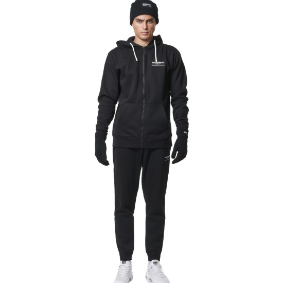 BODY ACTION FULL ZIPP HOODIE 073416 01 ΜΑΥΡΟ 