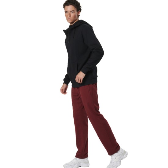 BODY ACTION FULL ZIP HOODIE 073520 01 ΜΑΥΡΟ 