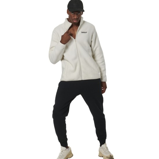 BODY ACTION SHERPA ΖΑΚΕΤΑ FLEECE 073526 01 ΕΚΡΟΥ 