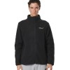 BODY ACTION SHERPA ΖΑΚΕΤΑ FLEECE 073526 01 ΜΑΥΡΟ 