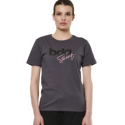 BODY ACTION LOGO T-SHIRT 051518-01 ΓΚΡΙ