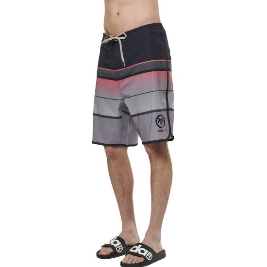 BODY ACTION BOARD SHORTS 033532-01 ΜΑΥΡΟ ΡΟΖ