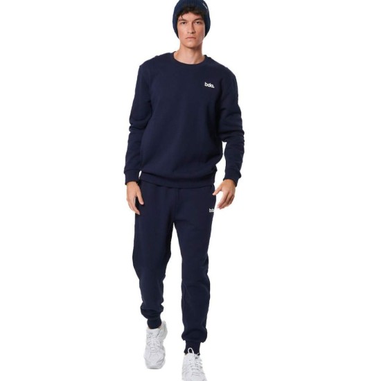 BODY ACTION FLEECE SPORTSTYLE JOGGERS 023530 01 ΜΠΛΕ 