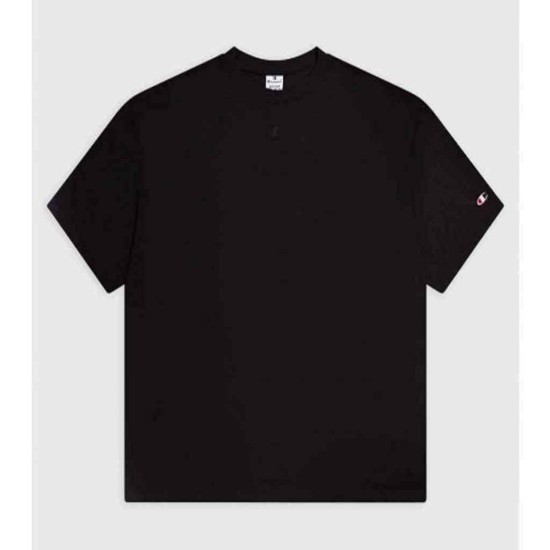 CHAMPION T SHIRT 117146 KK001 ΜΑΥΡΟ