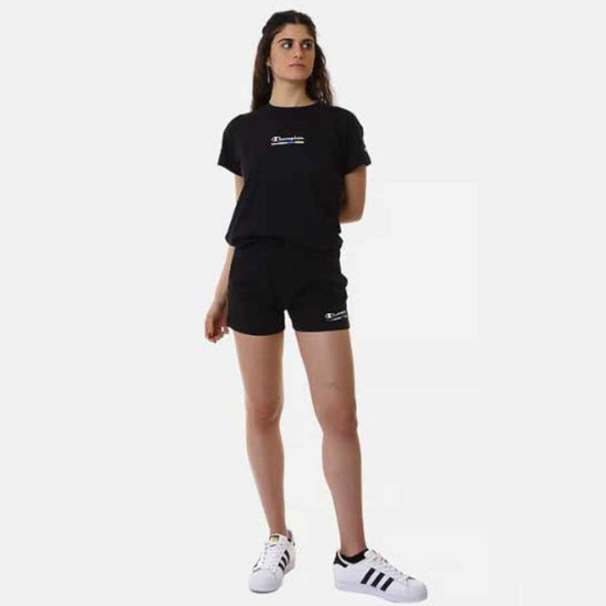 CHAMPION TSHIRT 117109 KK001 ΜΑΥΡΟ
