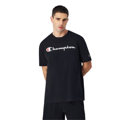 CHAMPION T SHIRT 220256 ΚΚ001 ΜΑΥΡΟ