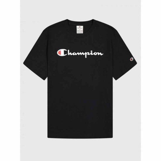 CHAMPION T SHIRT 220256 ΚΚ001 ΜΑΥΡΟ