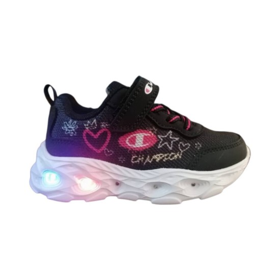CHAMPION SNEAKERS ΜΕ ΦΩΤΆΚΙΑ S33234 ΚΚ009 ΜΑΥΡΟ