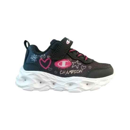 CHAMPION SNEAKERS ΜΕ ΦΩΤΆΚΙΑ S33234 ΚΚ009 ΜΑΥΡΟ