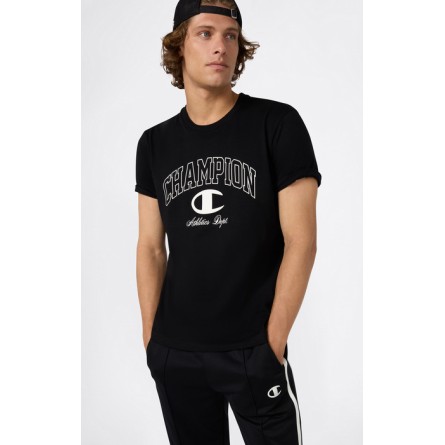 CHAMPION T SHIRT 221604 KK001 ΜΑΥΡΟ