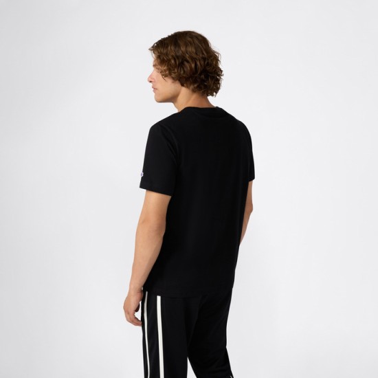 CHAMPION T SHIRT 221604 KK001 ΜΑΥΡΟ