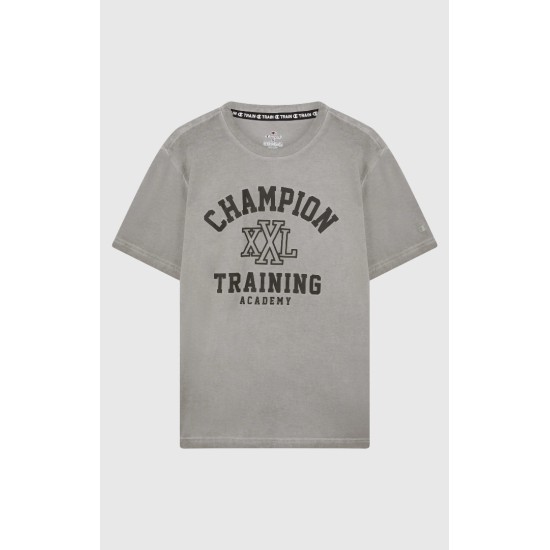 CHAMPION T SHIRT 221374 ES076 ΑΝΘΡΑΚΙ