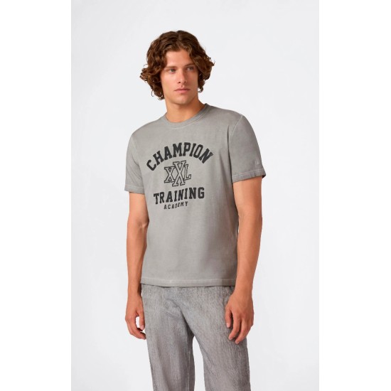 CHAMPION T SHIRT 221374 ES076 ΑΝΘΡΑΚΙ