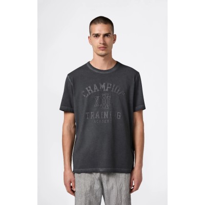 CHAMPION T SHIRT 221374 ΚΚ001 ΜΑΥΡΟ
