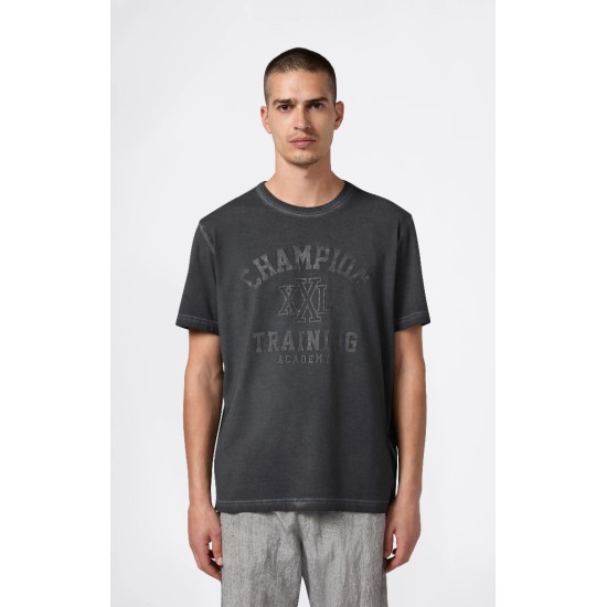 CHAMPION T SHIRT 221374 ΚΚ001 ΜΑΥΡΟ