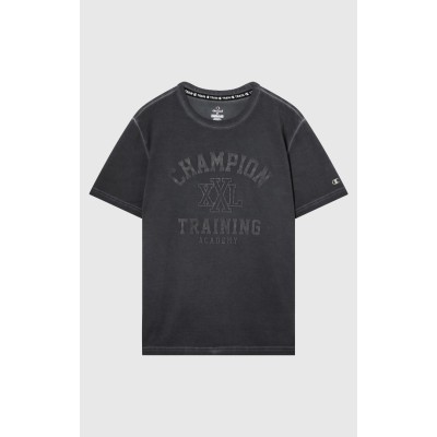 CHAMPION T SHIRT 221374 ΚΚ001 ΜΑΥΡΟ