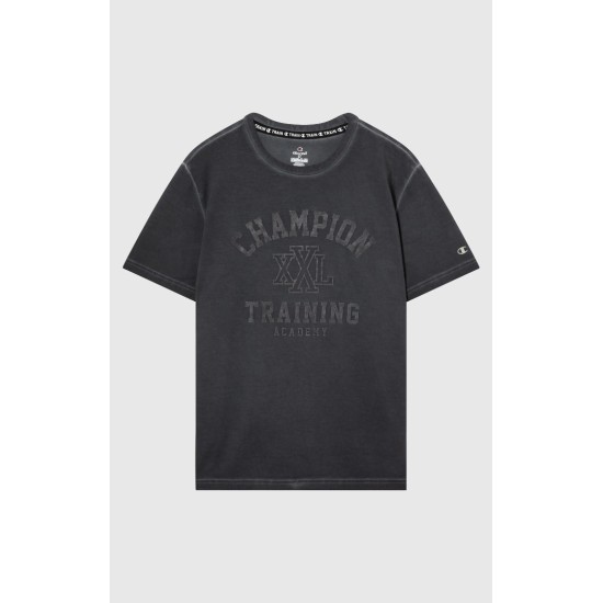 CHAMPION T SHIRT 221374 ΚΚ001 ΜΑΥΡΟ