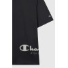 CHAMPION T SHIRT 221367 ΚΚ001 ΜΑΥΡΟ