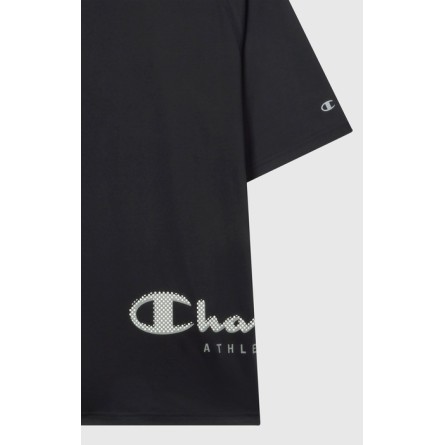 CHAMPION T SHIRT 221367 ΚΚ001 ΜΑΥΡΟ