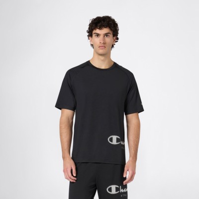 CHAMPION T SHIRT 221367 ΚΚ001 ΜΑΥΡΟ