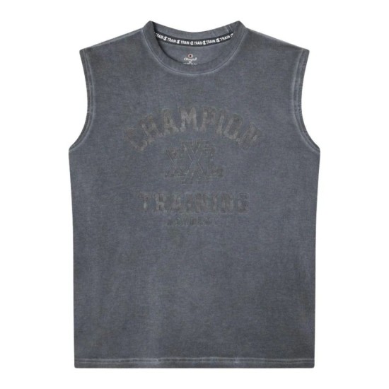 CHAMPION T SHIRT 221865 KK001 ΜΑΥΡΟ