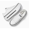 CONVERSE CHUCK TAYLOR ALL STAR PLATFORM A15491C 102 ΛΕΥΚΟ ΜΑΥΡΟ