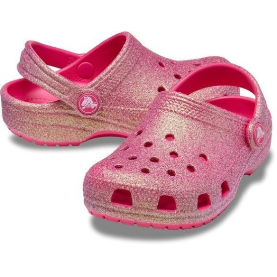 CROCS CLASSIC GLITTER 210986 6ZQ ΦΟΥΞΙΑ ΓΚΛΙΝΤΕΡ