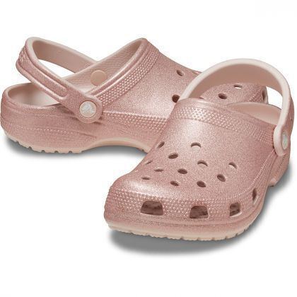 CROCS CLASSIC GLITTER CLOG 205942 6WV ΡΟΖ