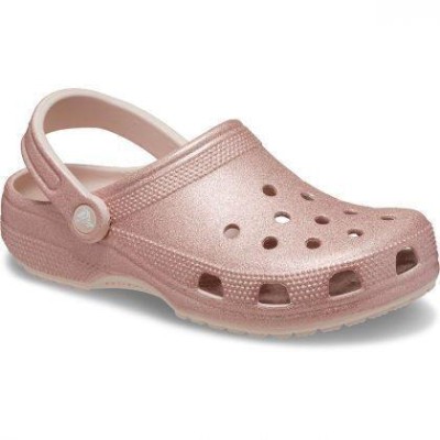 CROCS CLASSIC GLITTER CLOG 205942 6WV ΡΟΖ