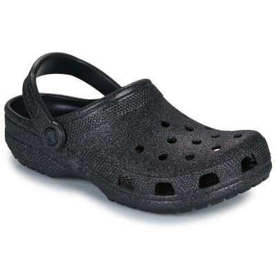 CROCS CLASSIC GLITTER CLOG 205942 OWM ΜΑΥΡΟ