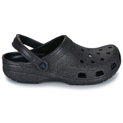 CROCS CLASSIC GLITTER CLOG 205942 OWM ΜΑΥΡΟ