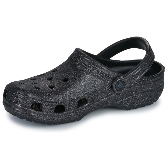 CROCS CLASSIC GLITTER CLOG 205942 OWM ΜΑΥΡΟ