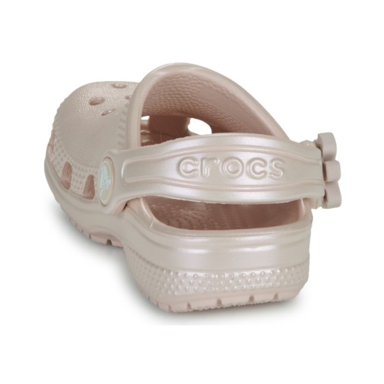 CROCS CLSSSIC PEARL SHINE CLOG 212815 6UR ΜΠΕΖ ΡΟΖ