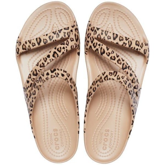 CROCS KADEE II LEOPARD SANDAL 206894 90L ΛΕΟΠΑ