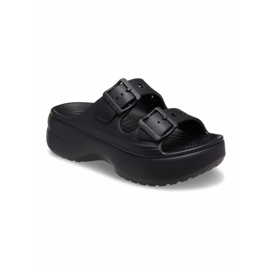 CROCS PLATFORM SANDAL 212880 001 ΜΑΥΡΟ