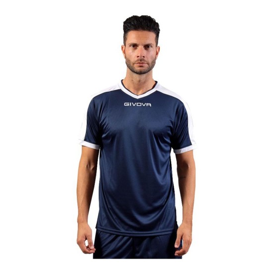 GIVOVA SHIRT REVOLUTION MAC04 0403 BLUE WHITE