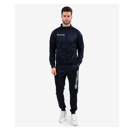 GIVOVA CUBA TRACKSUITE POLARFLEECE TR034 0004 ΜΠΛΕ