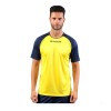 GIVOVA SHIRT CAPO MC MAC03 0704 YELLOW BLUE