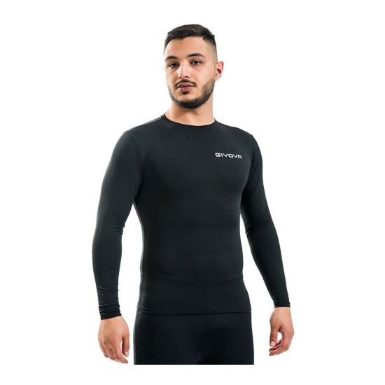 GIVOVA ELASTIC SHIRT MAE012 0010 ΜΑΥΡΟ