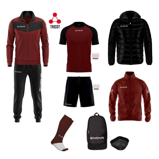 GIVOVA BOX ALMASPORT EDITION 71 ΜΠΟΡΝΤΟ ΜΑΥΡΟ