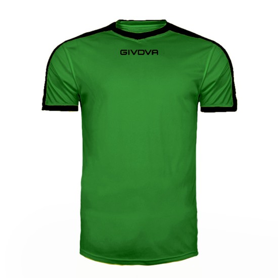 GIVOVA SHIRT REVOLUTION MAC04 1310 GREEN BLACK