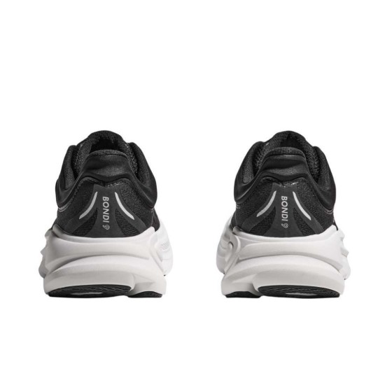HOKA BONDI 9 1162011 BWHT ΜΑΥΡΟ ΛΕΥΚΟ
