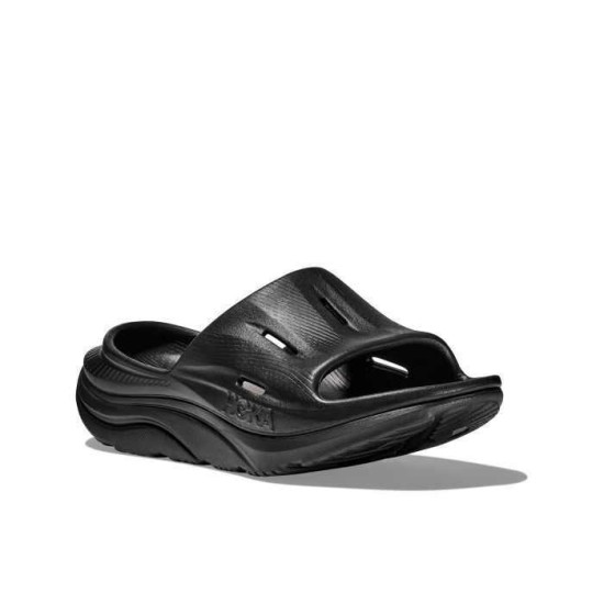 HOKA GLIDE ORA RECOVERY SLIDE 3 1135061 BBLC ΜΑΥΡΟ