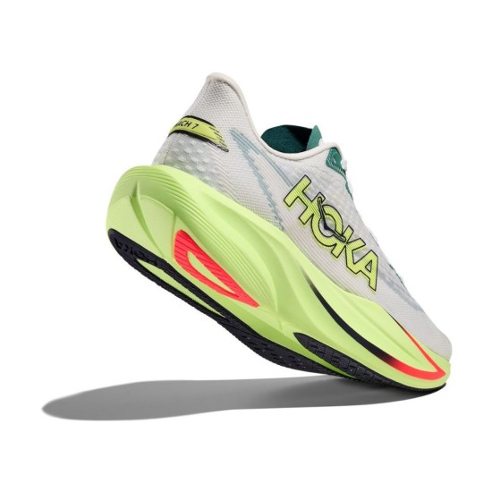 HOKA MACH 7 1171904 FYZ ΓΚΡΙ ΠΡΑΣΙΝΟ