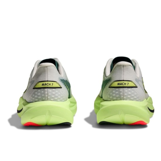 HOKA MACH 7 1171904 FYZ ΓΚΡΙ ΠΡΑΣΙΝΟ