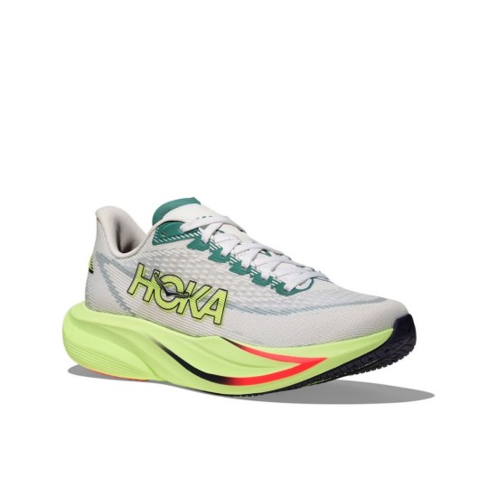 HOKA MACH 7 1171904 FYZ ΓΚΡΙ ΠΡΑΣΙΝΟ