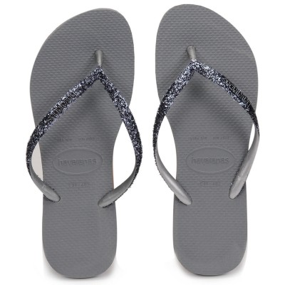 HAVAIANAS SLIM GLITTER II 4146975 5178 ΓΚΡΙ