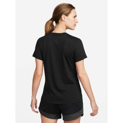 NIKE SWOOSH TEE CW6967 010 ΜΑΥΡΟ