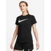 NIKE SWOOSH TEE CW6967 010 ΜΑΥΡΟ